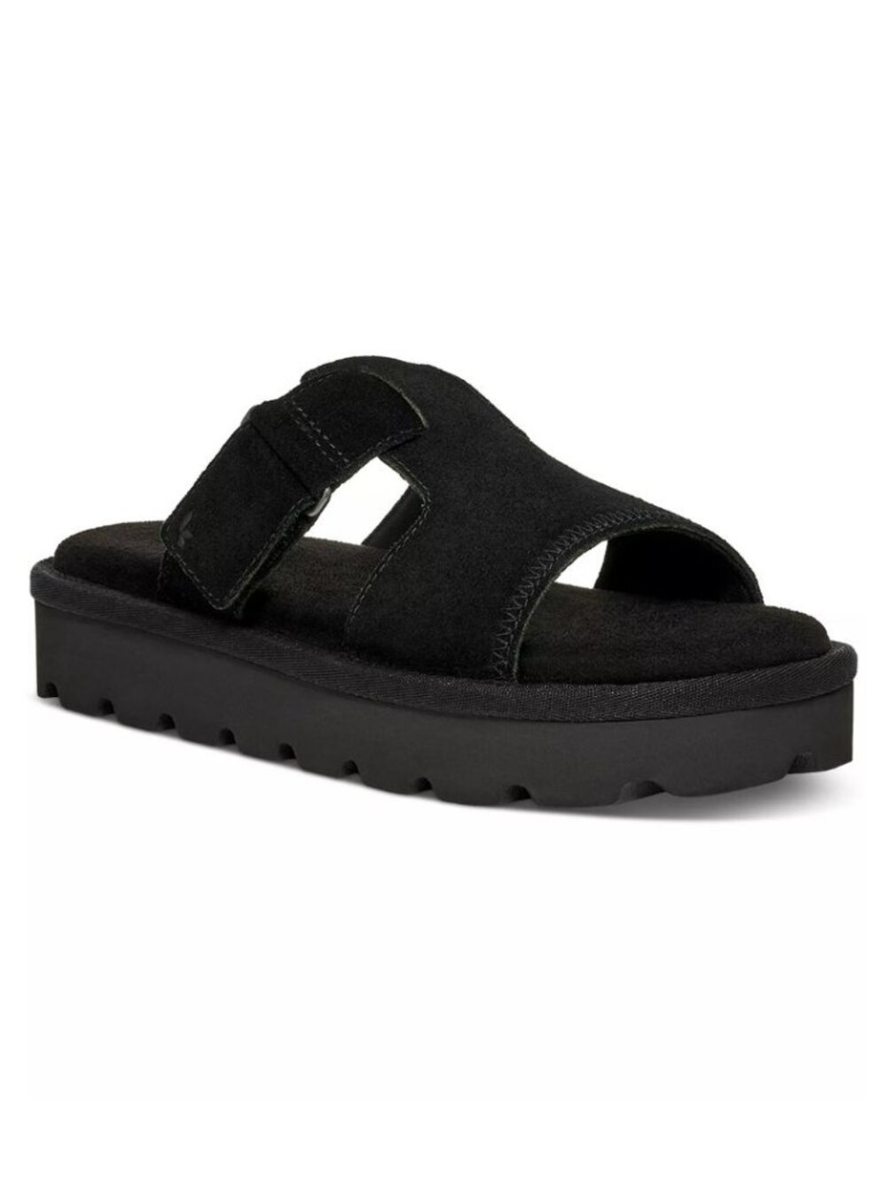 74$ Koolaburra by UGG Tizz Slide Suede Sandals Women's Size 5 US Black